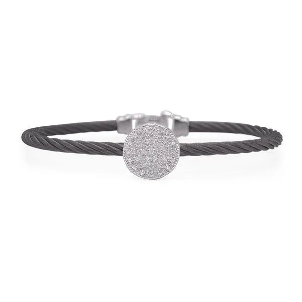ALOR White Stainless/18K Bangle George Press Jewelers Livingston, NJ