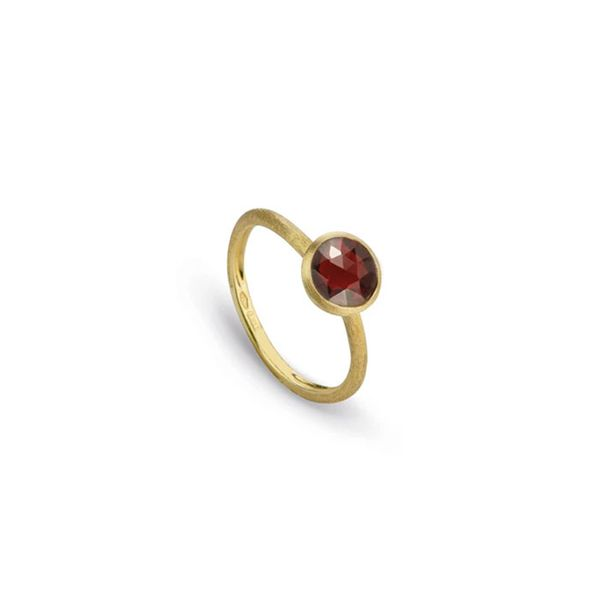 Marco Bicego® 18K Yellow Gold & Garnet Stackable Ring George Press Jewelers Livingston, NJ