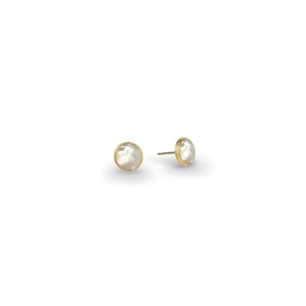 Marco Bicego® Yellow 18K Mother Of Pearl Petite Stud Earrings Earrings George Press Jewelers Livingston, NJ