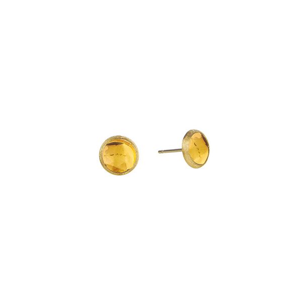 Marco Bicego® 18K Yellow Gold & Citrine Petite Stud Earrings George Press Jewelers Livingston, NJ