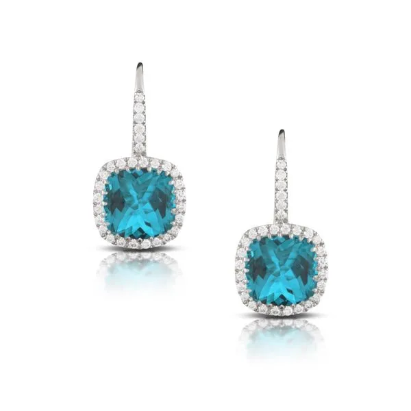 Doves London Blue Topaz Earrings George Press Jewelers Livingston, NJ