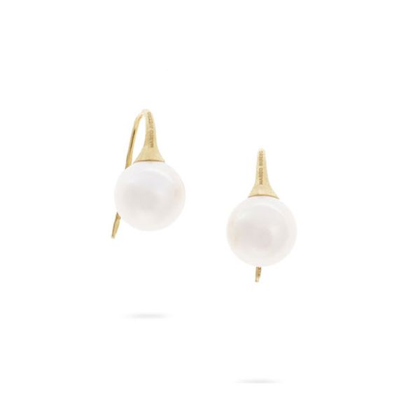 Marco Bicego® Africa 18k Pearl Drop Earrings George Press Jewelers Livingston, NJ