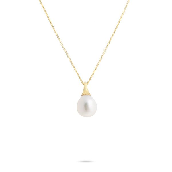 Marco Bicego® Africa Boules 18K Yellow Gold and Pearl Pendant George Press Jewelers Livingston, NJ