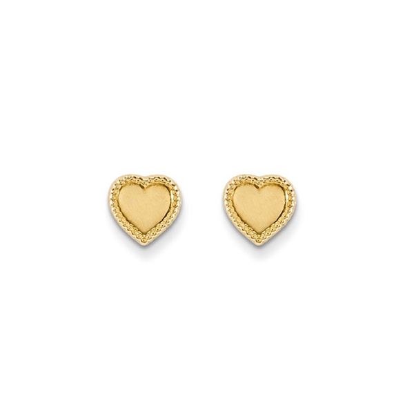 14k Madi K Heart Earrings George Press Jewelers Livingston, NJ