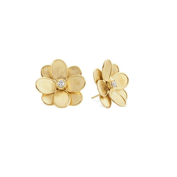 Marco Bicego® Petali Collection Flower Stud Earrings George Press Jewelers Livingston, NJ