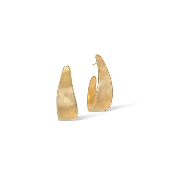 Marco Bicego® 18K Yellow Gold Lunaria Hoop Earrings George Press Jewelers Livingston, NJ