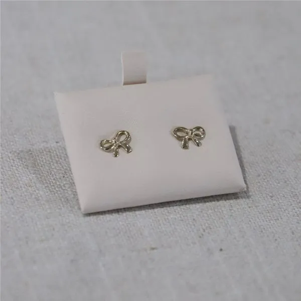 14K Yellow Gold Bow Earrings George Press Jewelers Livingston, NJ