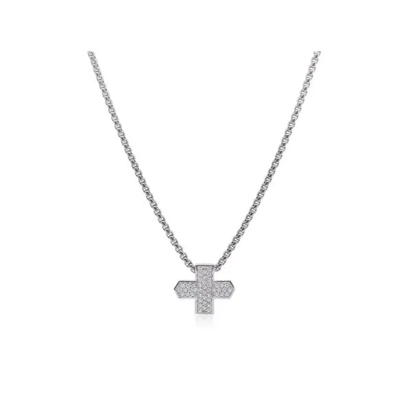 ALOR Pave Cross Necklace George Press Jewelers Livingston, NJ