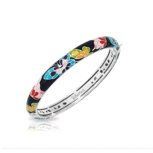 Belle Étoile Butterfly Kisses Bangle in Black George Press Jewelers Livingston, NJ