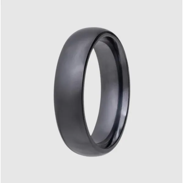 Black Zirconium Band 10mm Georgetown Jewelers Wood Dale, IL