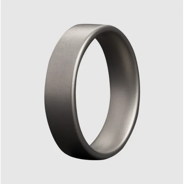 Flat Matte Titanium Band 6mm Georgetown Jewelers Wood Dale, IL