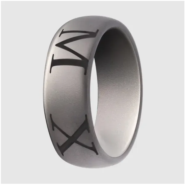 Dome Matte Tungsten Engraveable Band 8mm Georgetown Jewelers Wood Dale, IL