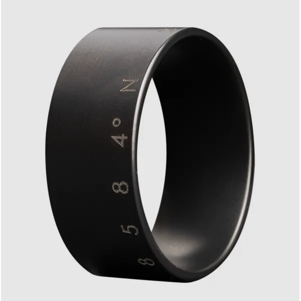 Flat Matte Zirconium Engravable Band 9mm Georgetown Jewelers Wood Dale, IL