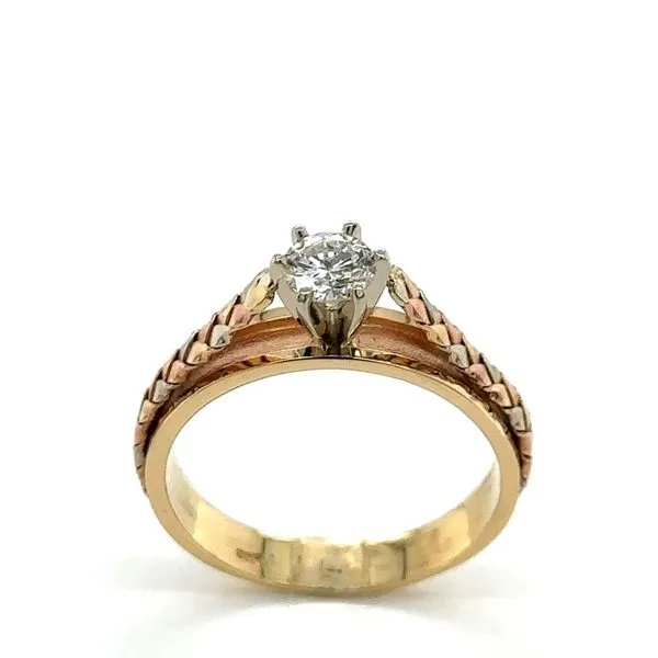 Estate Diamond Engagement Ring Image 2 Georgetown Jewelers Wood Dale, IL