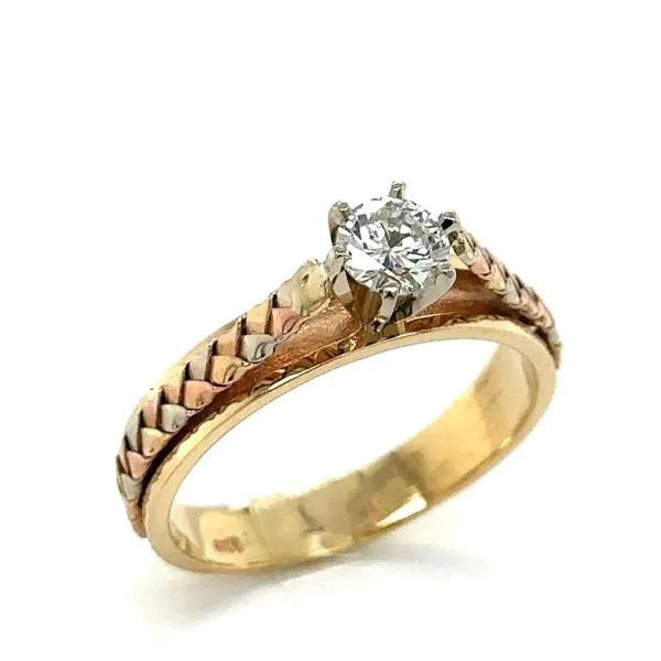 Estate Diamond Engagement Ring Georgetown Jewelers Wood Dale, IL