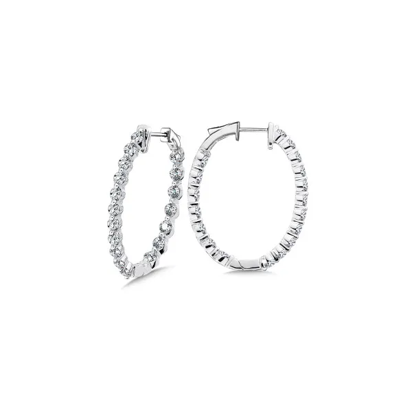 Lab Grown Diamond Hoop Earrings Georgetown Jewelers Wood Dale, IL