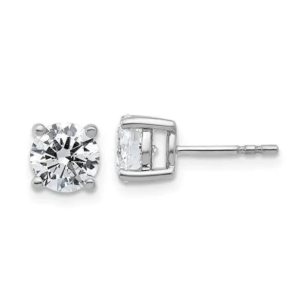 Lab Grown Diamond Stud Earrings 2.00 cttw Georgetown Jewelers Wood Dale, IL
