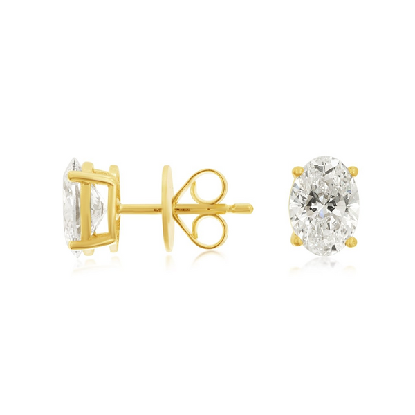 Lab Grown Diamond Stud Earrings Georgetown Jewelers Wood Dale, IL