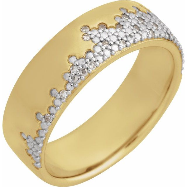 Lab Grown Diamond Wedding Band Georgetown Jewelers Wood Dale, IL