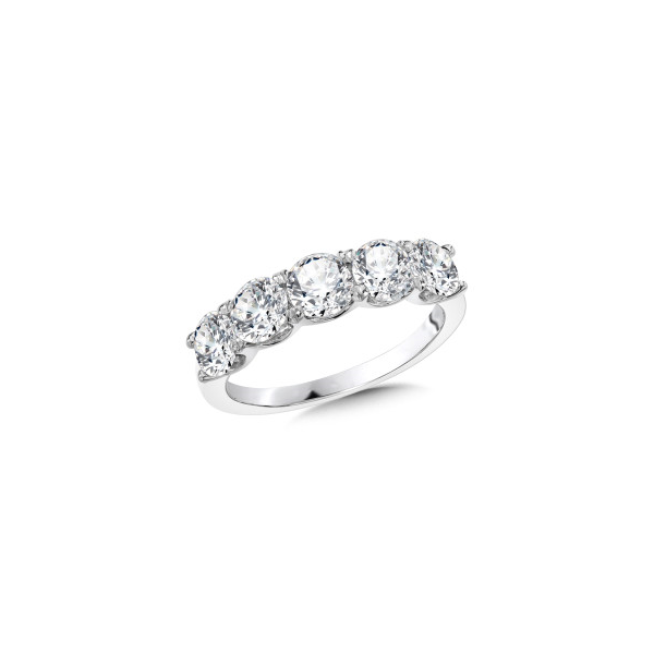 14K White Gold Lab Grown Diamond Anniversary Band Georgetown Jewelers Wood Dale, IL