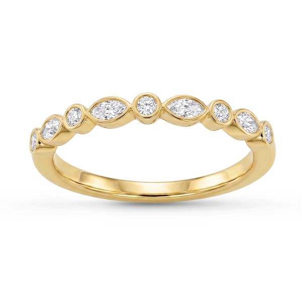 14K Yellow Gold Lab Grown Diamond Wedding Band Georgetown Jewelers Wood Dale, IL