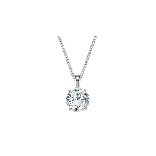 Lab Grown Diamond Solitaire Pendant 2.04ct Georgetown Jewelers Wood Dale, IL