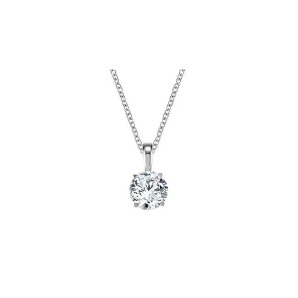 Lab Grown Diamond Solitaire Pendant 1 cttw