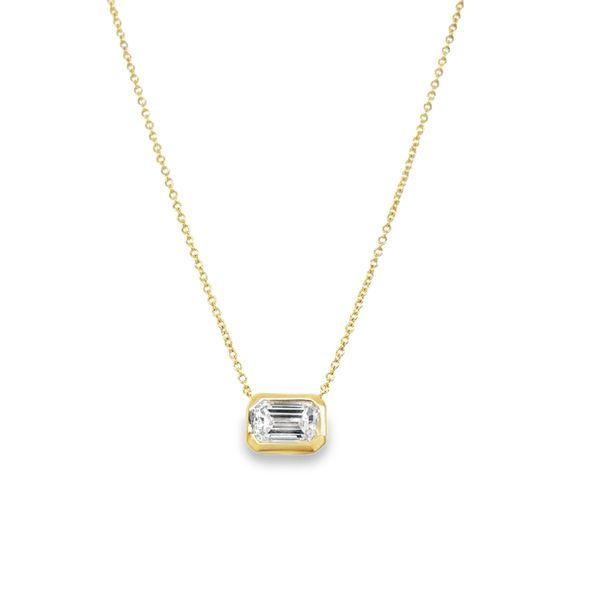 14K Yellow Gold Lab Grown Diamond Necklace Georgetown Jewelers Wood Dale, IL