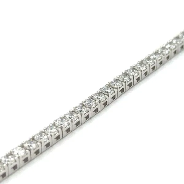 Lab Grown Diamond Tennis Bracelet 7 cttw Image 2 Georgetown Jewelers Wood Dale, IL