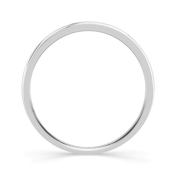 Channel Set Diamond Wedding Band 0.10cttw Image 3 Georgetown Jewelers Wood Dale, IL