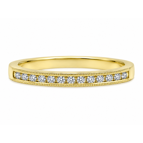 14K Yellow Gold Diamond Wedding Band Georgetown Jewelers Wood Dale, IL