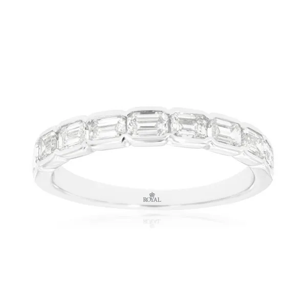 14K White Gold Diamond Wedding Band Georgetown Jewelers Wood Dale, IL