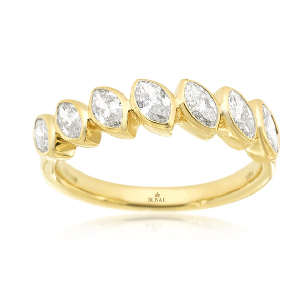 14K Yellow Gold Diamond Wedding Band Georgetown Jewelers Wood Dale, IL