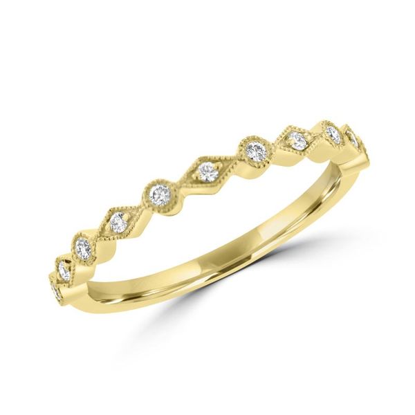 14K Yellow Gold Diamond Wedding Band Georgetown Jewelers Wood Dale, IL