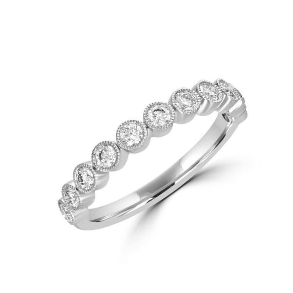 14K White Gold Diamond Wedding Band Georgetown Jewelers Wood Dale, IL