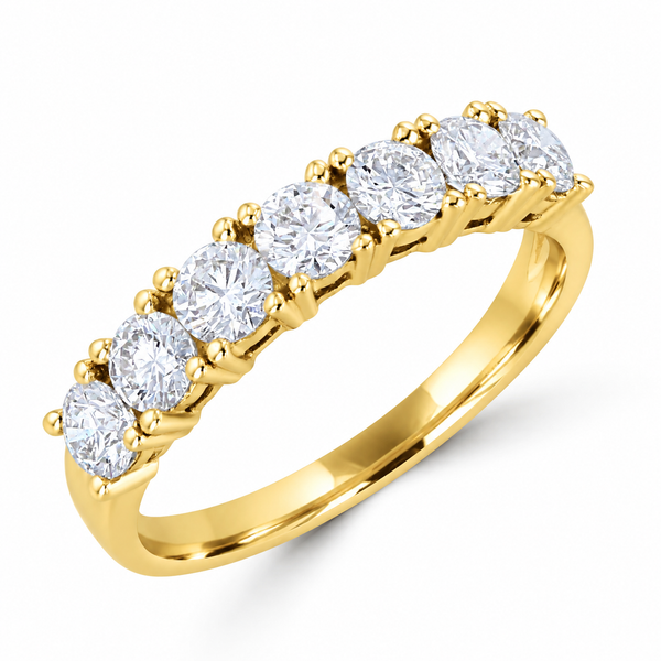 18K Yellow Gold Diamond Anniversary Band Georgetown Jewelers Wood Dale, IL