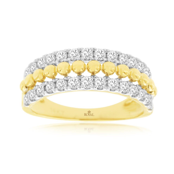14K Yellow Gold Diamond Ring Georgetown Jewelers Wood Dale, IL