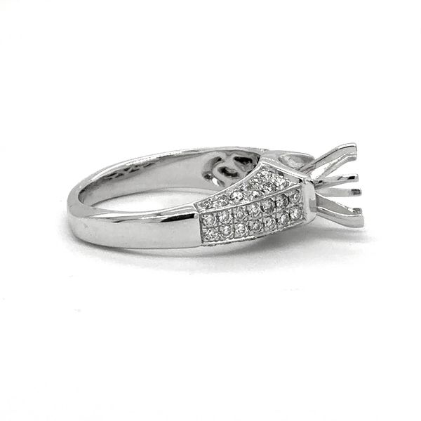 Diamond Semi-Mount Ring Image 3 Georgetown Jewelers Wood Dale, IL