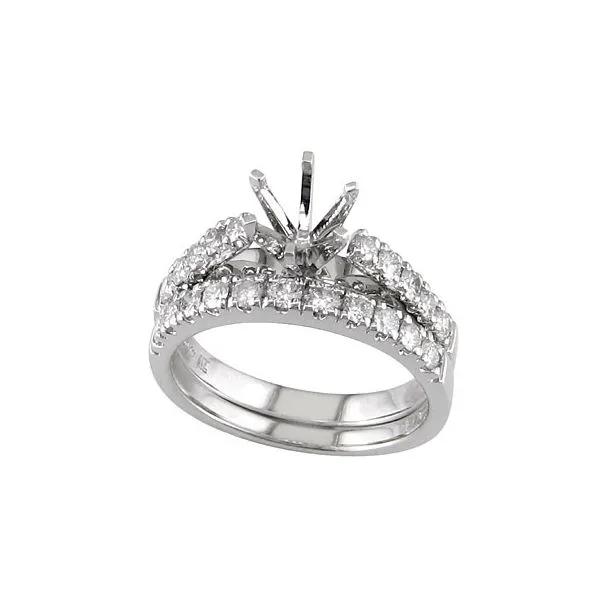 Diamond Semi-Mount Ring Image 2 Georgetown Jewelers Wood Dale, IL