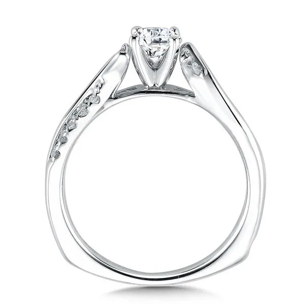 Diamond Engagement Ring with Split Shank