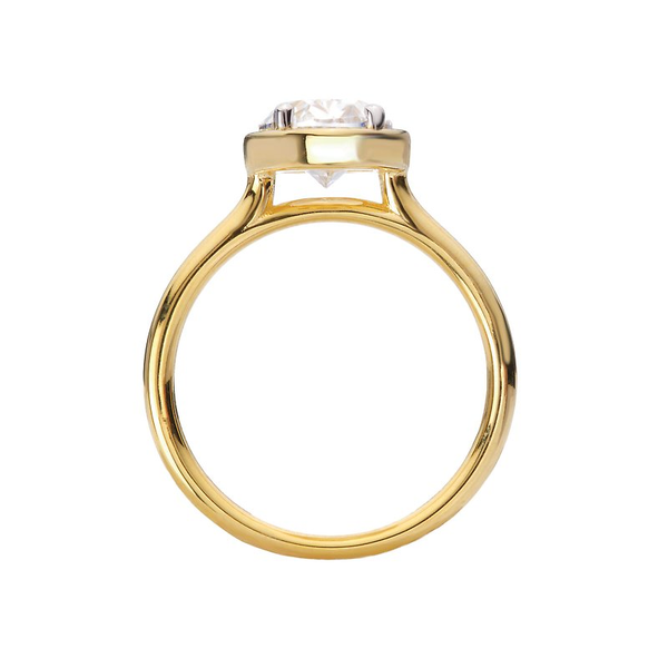 Romance Moval-Shape, Oval Diamond Customizable Engagement Ring Image 3 Georgetown Jewelers Wood Dale, IL