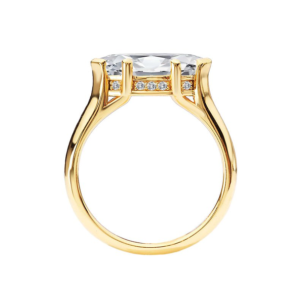 Romance Marquise East-West Customizable Engagement Ring Image 3 Georgetown Jewelers Wood Dale, IL