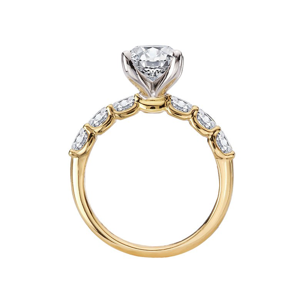Romance Oval Diamond Customizable Engagment Ring Image 2 Georgetown Jewelers Wood Dale, IL