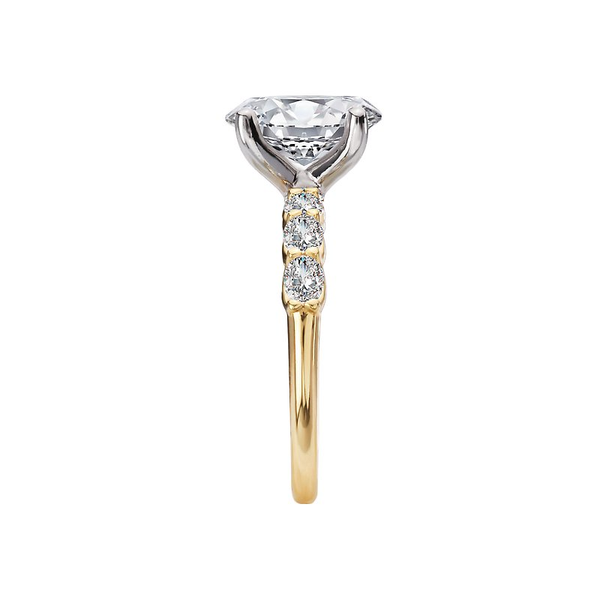 Romance Oval Diamond Customizable Engagment Ring Image 3 Georgetown Jewelers Wood Dale, IL