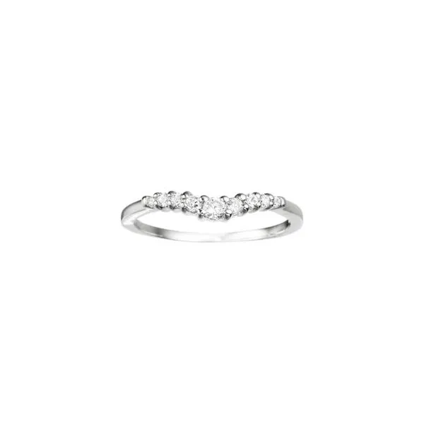 Curved Graduated Prong Set Customizable Band Georgetown Jewelers Wood Dale, IL