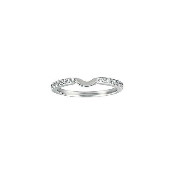 Curved Prong Set Halo-Hugging Customizable Shadow Band Georgetown Jewelers Wood Dale, IL