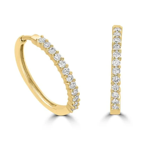 Diamond Hoop Earrings similar item image