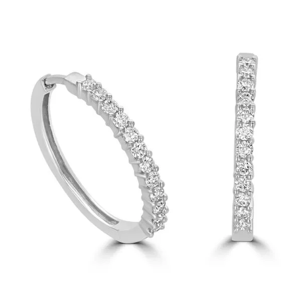 Diamond Hoop Earrings Georgetown Jewelers Wood Dale, IL