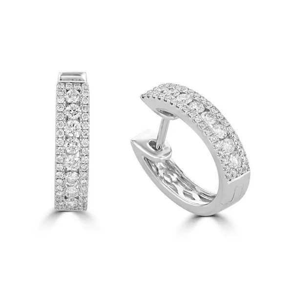 Diamond Hoop Earrings Georgetown Jewelers Wood Dale, IL