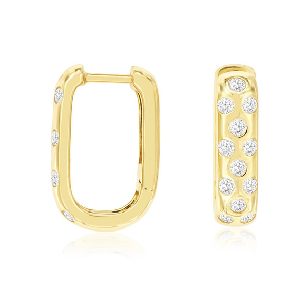 14K Yellow Gold Diamond 